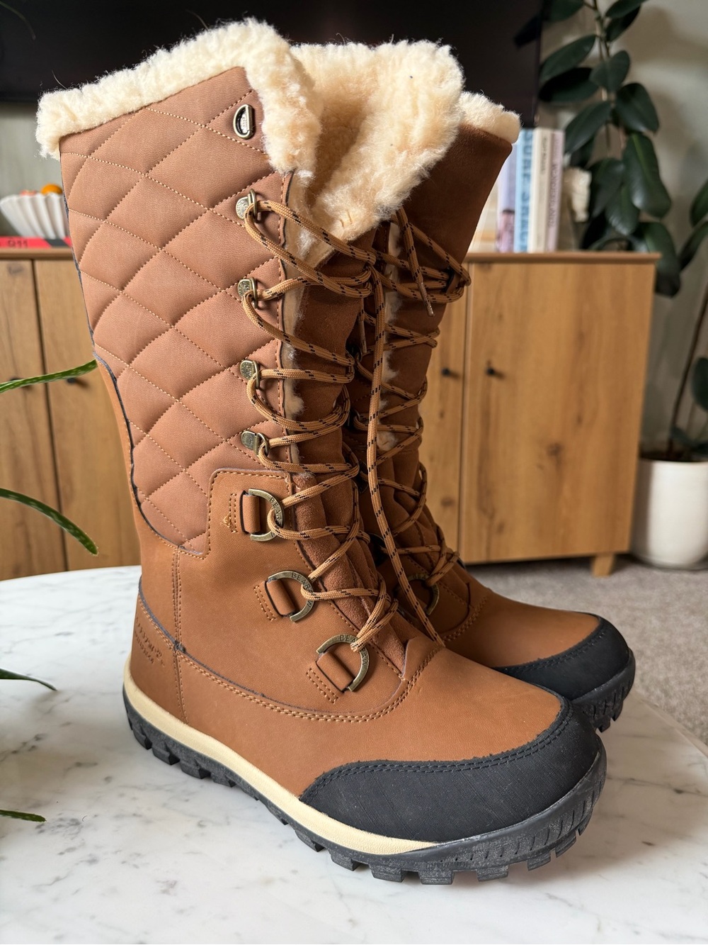 BearPaw Lace-Up Winter Boots